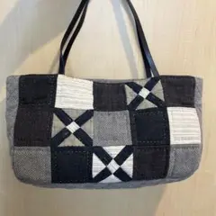 パッチワーク　ハンドメイド　バッグ