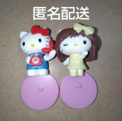 ハローキティ　チョコエッグ　令和アイドル風　ダイヤル電話　フィギュア　2種セット