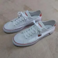 LACOSTE GRIPSHOT 102 ホワイト/レッド 41