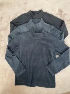 UNIQLO ストレッチフリースリブハイネック　130サイズ３枚