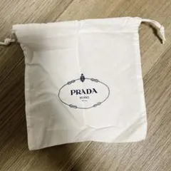 PRADA ロゴ入り ミニ巾着