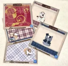 一番くじ夏目友人帳〜ニャンコ先生探偵〜 F賞 コンプセット（巾着、ハンドタオル）