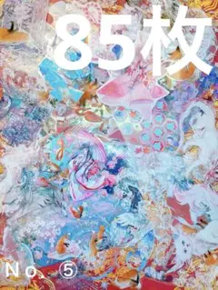 海外マステ フレークシール 装飾 背景 人物 和風 動物 女の子 狐 巫女 花