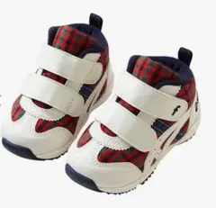 ファミリアasics ベビースニーカー アシックス コラボ 赤 13.5 美品