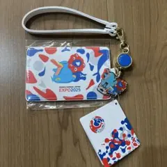 大阪万博 限定 ミャクミャク イコちゃん 合皮パスケース EXPO 2025