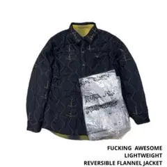●美品●FUCKING AWESOME●中綿入りリバーシブルフランネルシャツ