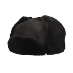 黒 フライトキャップ 耳当て付　milsa