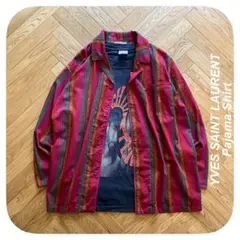 イヴサンローラン YVES SAINT LAURENT パジャマシャツ YSL