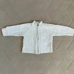 baby GAP ホワイト カーディガン トドラー 90 綿100%