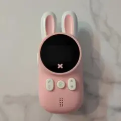 うさぎ型 トランシーバー ピンク 子供用