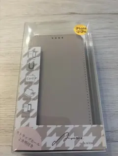 iPhone 12/12 Pro 手帳型ケース ピンクベージュ