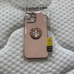 iPhone 15用 ピンク リング付きケース 新品