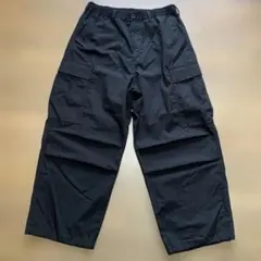 D*E様 GU.ジーユー.スーパーワイドカーゴパンツ.L.ブラック