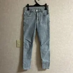 スキニーパンツ ライトブルー