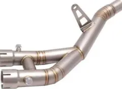 MT-10／R1 2015-2021用 ステンレス中間パイプ 高耐久＆性能アップ MT-10/R1 2015-21用 ステンレス中間パイプ 高耐久 バイクマフラー MT10