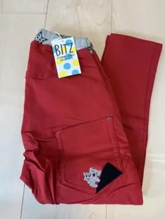 Bit'z ビッツ　120センチ パンツ　長ズボン　子供　キッズ　赤　ボトムス