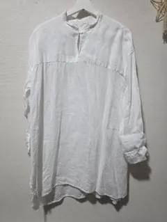 SUN VALLEY ホワイト長袖プルオーバー