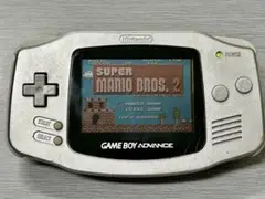 任天堂　ゲームボーイアドバンス 本体 シルバー　銀