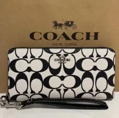 COACH 長財布 シグネチャー cz326アウトレット品 - メルカリ