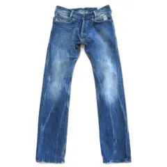 【DIESEL】 POIAK ダメージデニム size 26×30のサムネイル