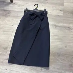 ❣️any sis ウエストリボン巻きスカート風 ロングスカートサイズ1ネイビー