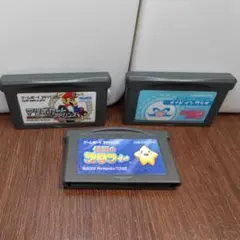 マリオカートアドバンス　メイドインワリオ　伝説のスタフィー　ゲーム　まとめ売り