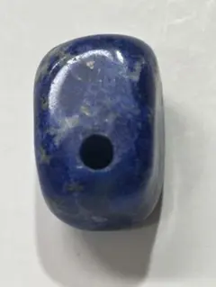 新品未使用　ラピスラズリ 天然石ビーズ 穴あき ハンドメイド素材 1点