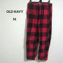 海外古着 1点物 OLD NAVY Mサイズ レッドブラックチェックパンツ