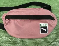 PUMA ピンク ウエストポーチ、ショルダー、斜め掛けバッグにも調節可能
