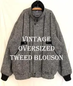 ツイード ブルゾン