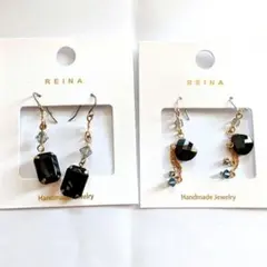 フックピアス2点セット 45