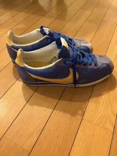 Nike スエード スニーカー 青/黄