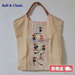 限定販売】ボールアンドチェーン コラボバッグチロリアンテープ柄