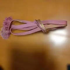 帯締め ピンク ゴールド 和装小物