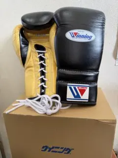 Winning rsc コラボグローブ 14 oz 黒/金　ウイニング Winning rsc products ボクシンググローブ 14 oz 黒/金 Winning