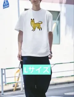 天啓猫　Tシャツ　川尻こだま　Lサイズ　スズリ　白Tシャツ