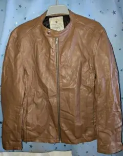 RESTORATION ブラウンレザージャケット LLサイズ