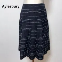 Aylesbury アリスバーリー ひざ丈スカート ウール ７ 日本製 おしゃれ