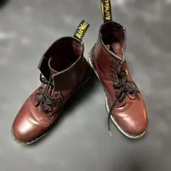 AirWair ダークブラウン ハイカットワークブーツ