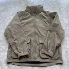 GU ジーユー スタンドカラー ブルゾン ライトアウター Lサイズ ベージュ