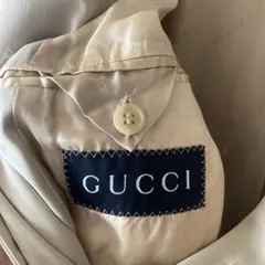 GUCCI ベージュ トレンチコート　ヴィンテージのサムネイル