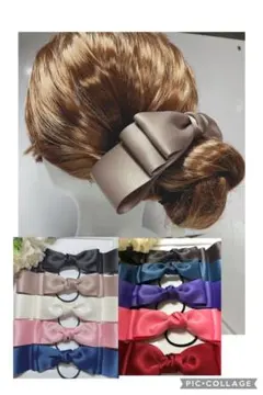 一色選んでコメントください　新色　無光サテン　ほつれにくい　ハンドメイド　リボン