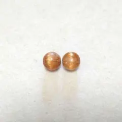 プロフ必読！∞ 訳あり価格！高品質キャッツアイルチル7.5mm × 2玉 ∞