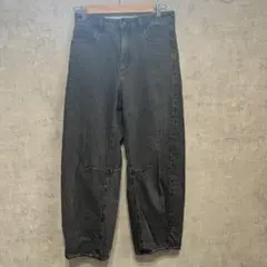 GU ジーユーバレルレッグジーンズ　L