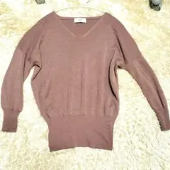 SLOBE IENA スローブイエナ トップス 薄手 ニット ウール ピンク系