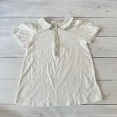 【美品】SENSE OF WONDER 半袖シャツ 120cm ホワイト