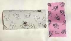 mini9月号 付録 クレヨンしんちゃん メガネケース＆メガネ拭き