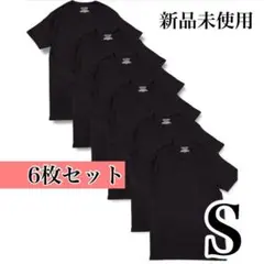 6枚セットでお得⭐️マルチパック インナーシャツ クルーネック ブラック