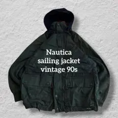 90s Nautica セーリングジャケット フード付 L マウンテンパーカーのサムネイル