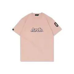 アーチ Arch dot line basic logo tee （ピンク）